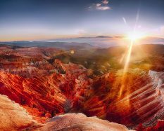 Sunset at Cedar Break National Monument near Brian Head, Utah