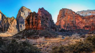 The heart of Zion National Park