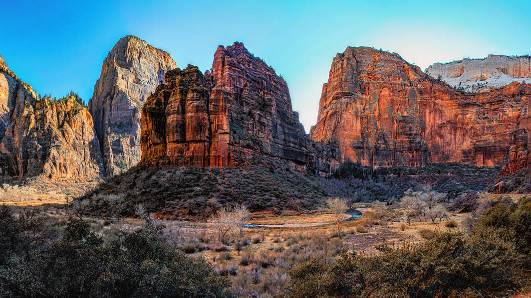The heart of Zion National Park